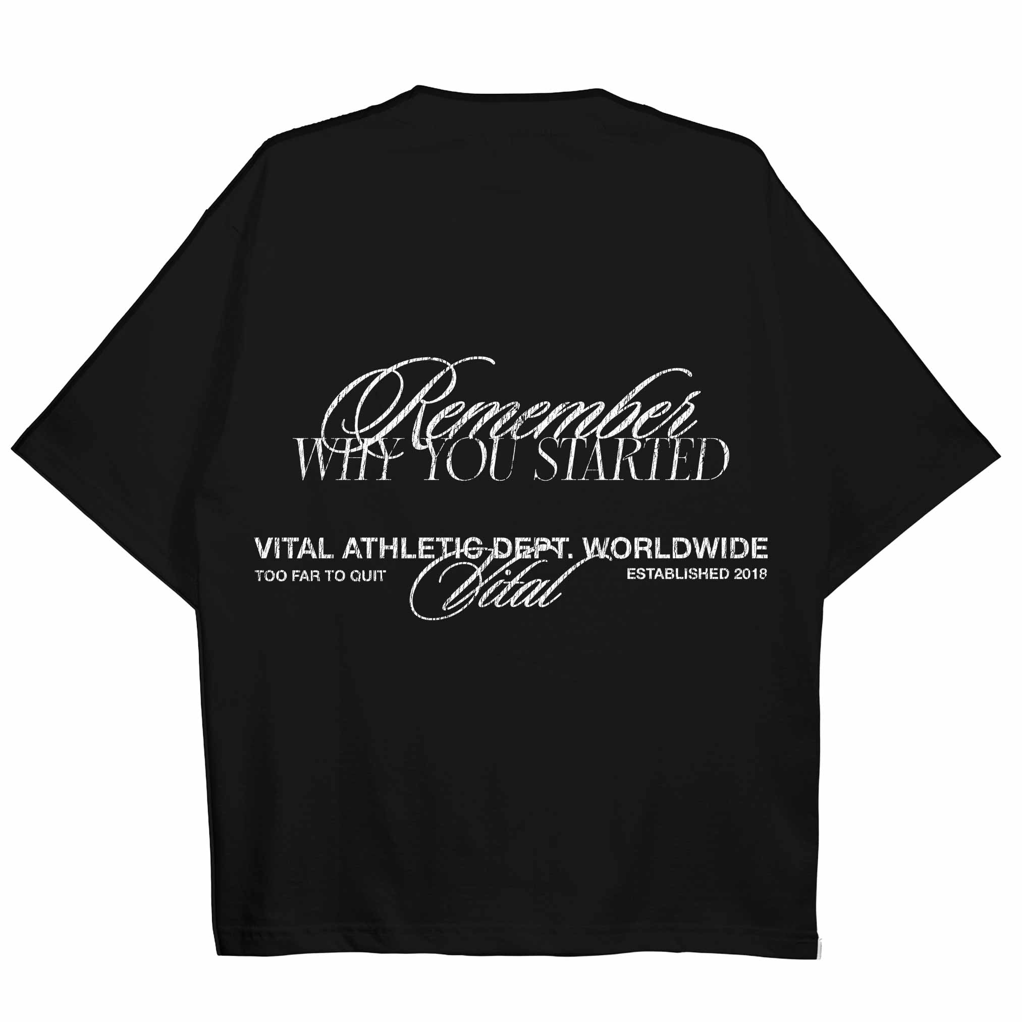 Supreme Oversized Pump Cover - Vintage RWYS Black/White T - VITAL APPAREL