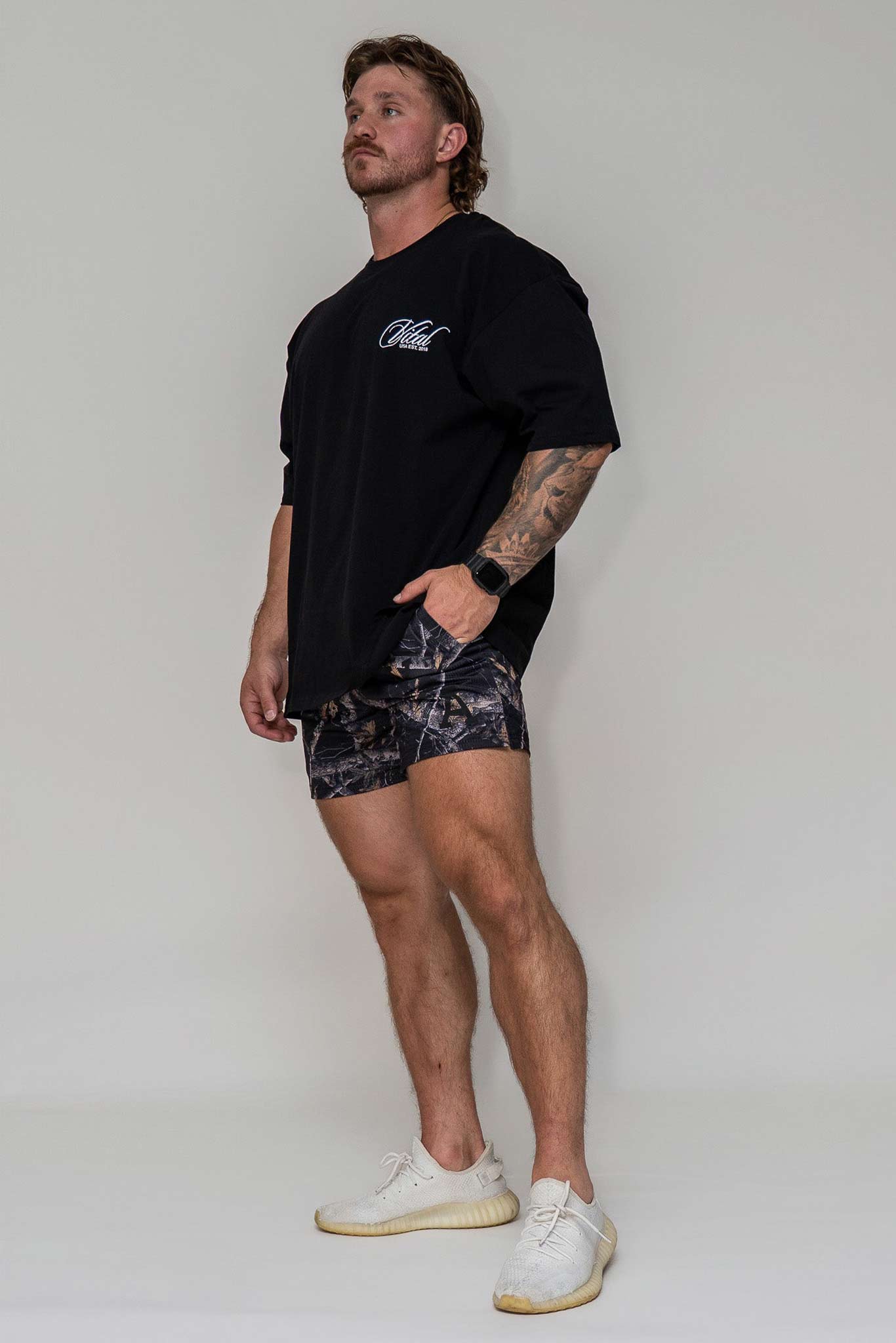 Supreme Oversized Pump Cover - Vintage RWYS Black/White T - VITAL APPAREL