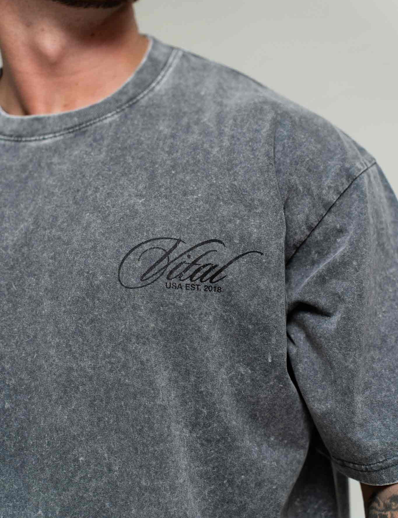 Supreme Oversized Pump Cover - Vintage RWYS Gray Acid T - VITAL APPAREL