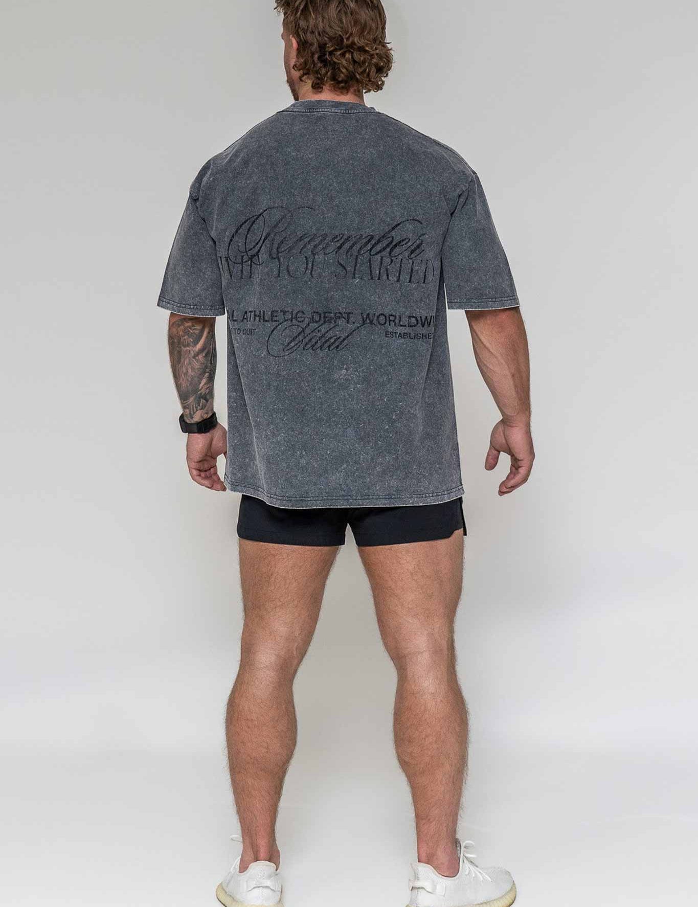 Supreme Oversized Pump Cover - Vintage RWYS Gray Acid T - VITAL APPAREL