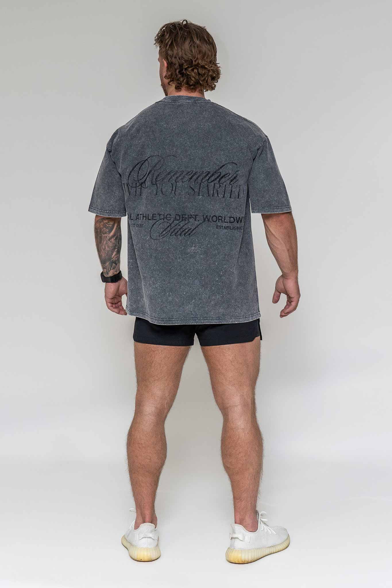 Supreme Oversized Pump Cover - Vintage RWYS Gray Acid T - VITAL APPAREL