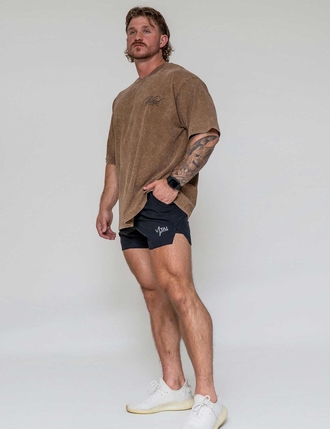 Supreme Oversized Pump Cover - Vintage RWYS Latte Acid T - VITAL APPAREL