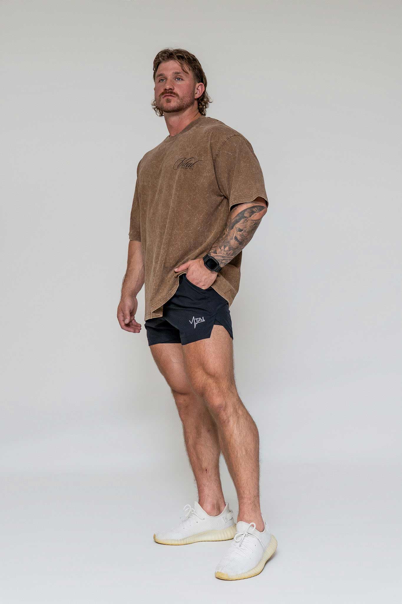 Supreme Oversized Pump Cover - Vintage RWYS Latte Acid T - VITAL APPAREL