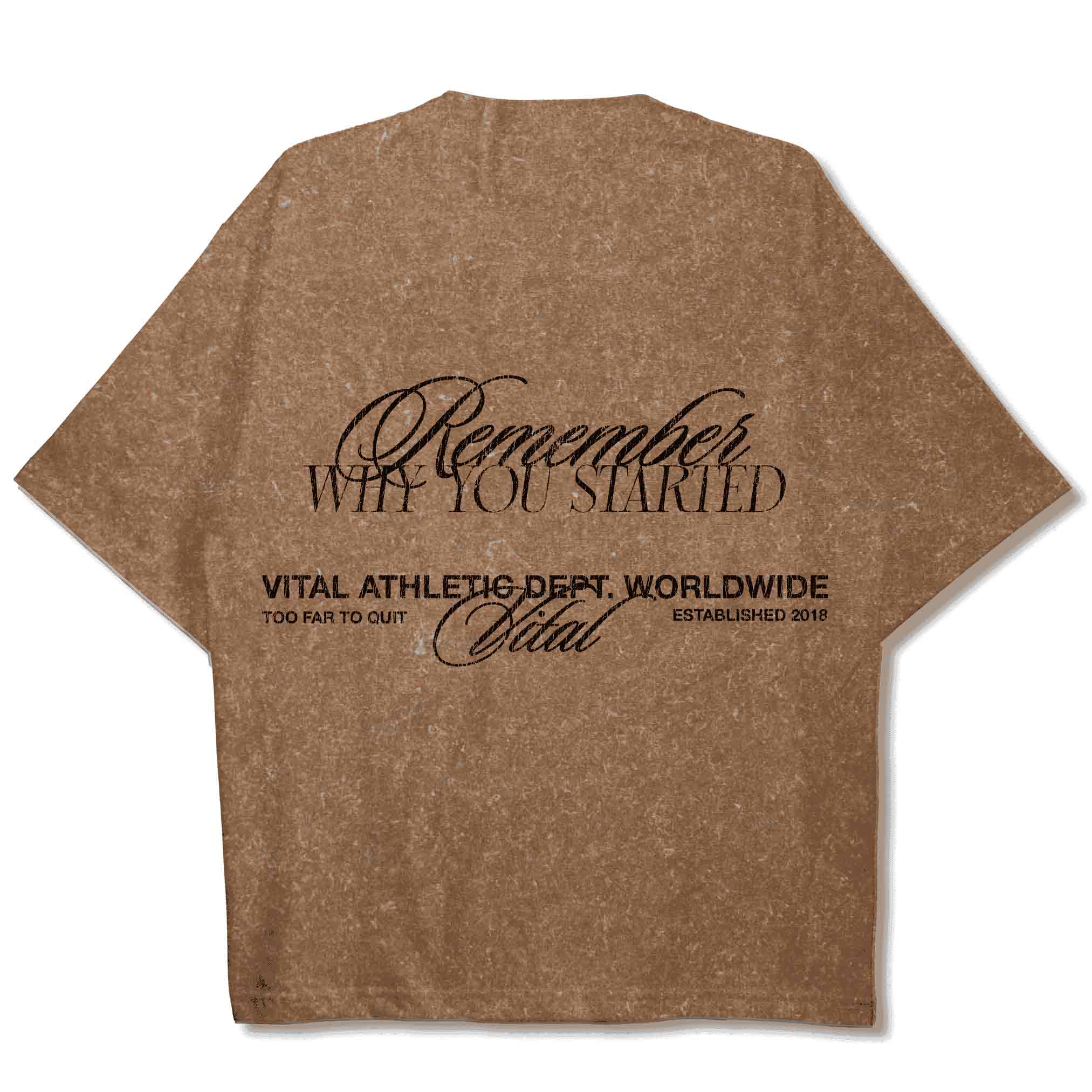 Supreme Oversized Pump Cover - Vintage RWYS Latte Acid T - VITAL APPAREL