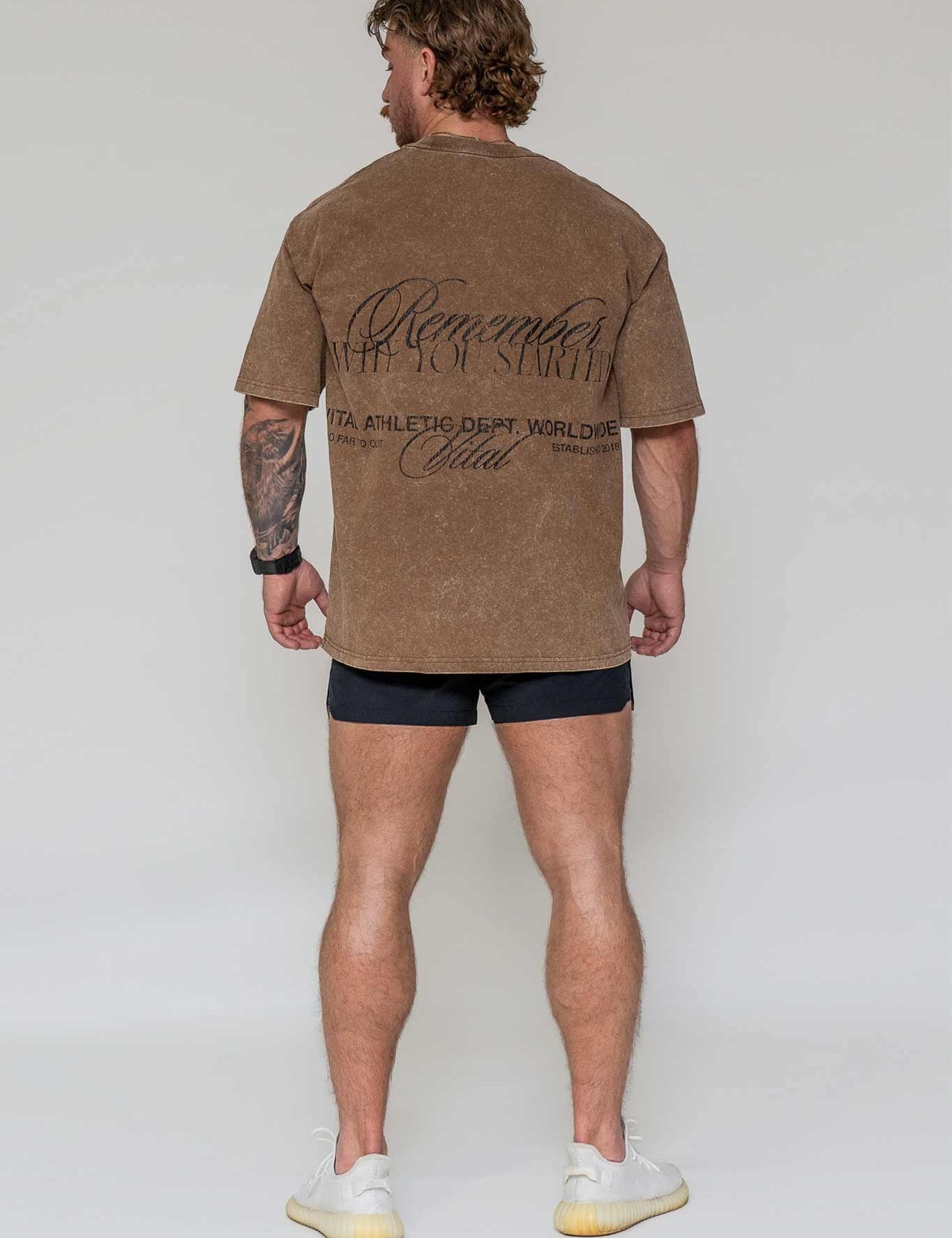 Supreme Oversized Pump Cover - Vintage RWYS Latte Acid T - VITAL APPAREL