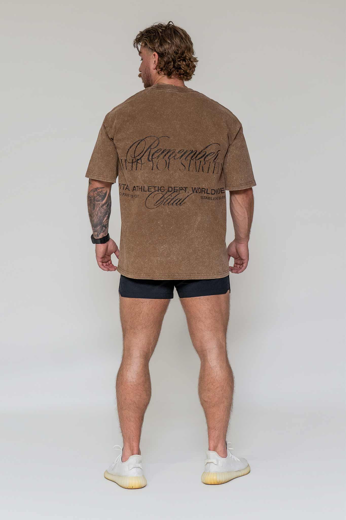 Supreme Oversized Pump Cover - Vintage RWYS Latte Acid T - VITAL APPAREL