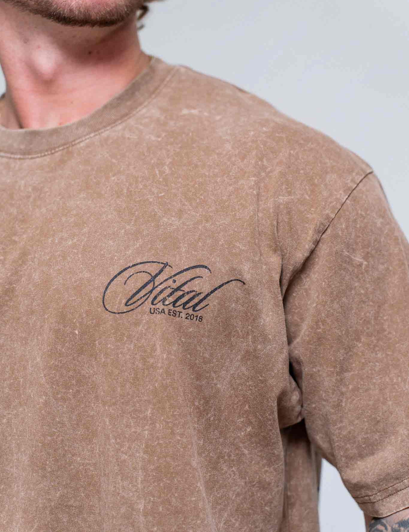 Supreme Oversized Pump Cover - Vintage RWYS Latte Acid T - VITAL APPAREL