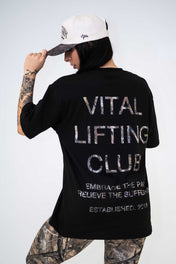 Supreme Oversized Pump Cover - Vital Lifting Club Black/Woodland Camo - VITAL APPAREL