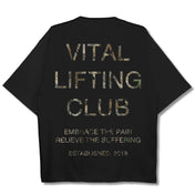 Supreme Oversized Pump Cover - Vital Lifting Club Black/Woodland Camo - VITAL APPAREL