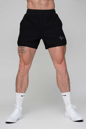 Tech Lined Performance Shorts 5.5" - Black/Black - VITAL APPAREL