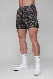 Tech Lined Performance Shorts 5.5" - Woodland Camo - VITAL APPAREL
