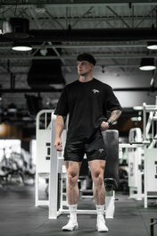 Tech Lined Performance Shorts 7" - Black/Black - VITAL APPAREL