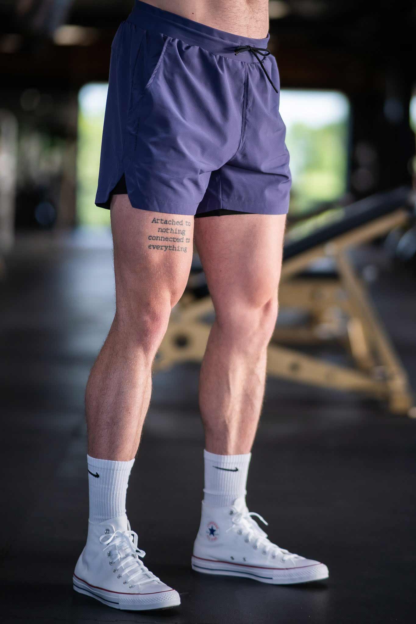 Tech Lined Performance Shorts 7" - Midnight/Black - VITAL APPAREL