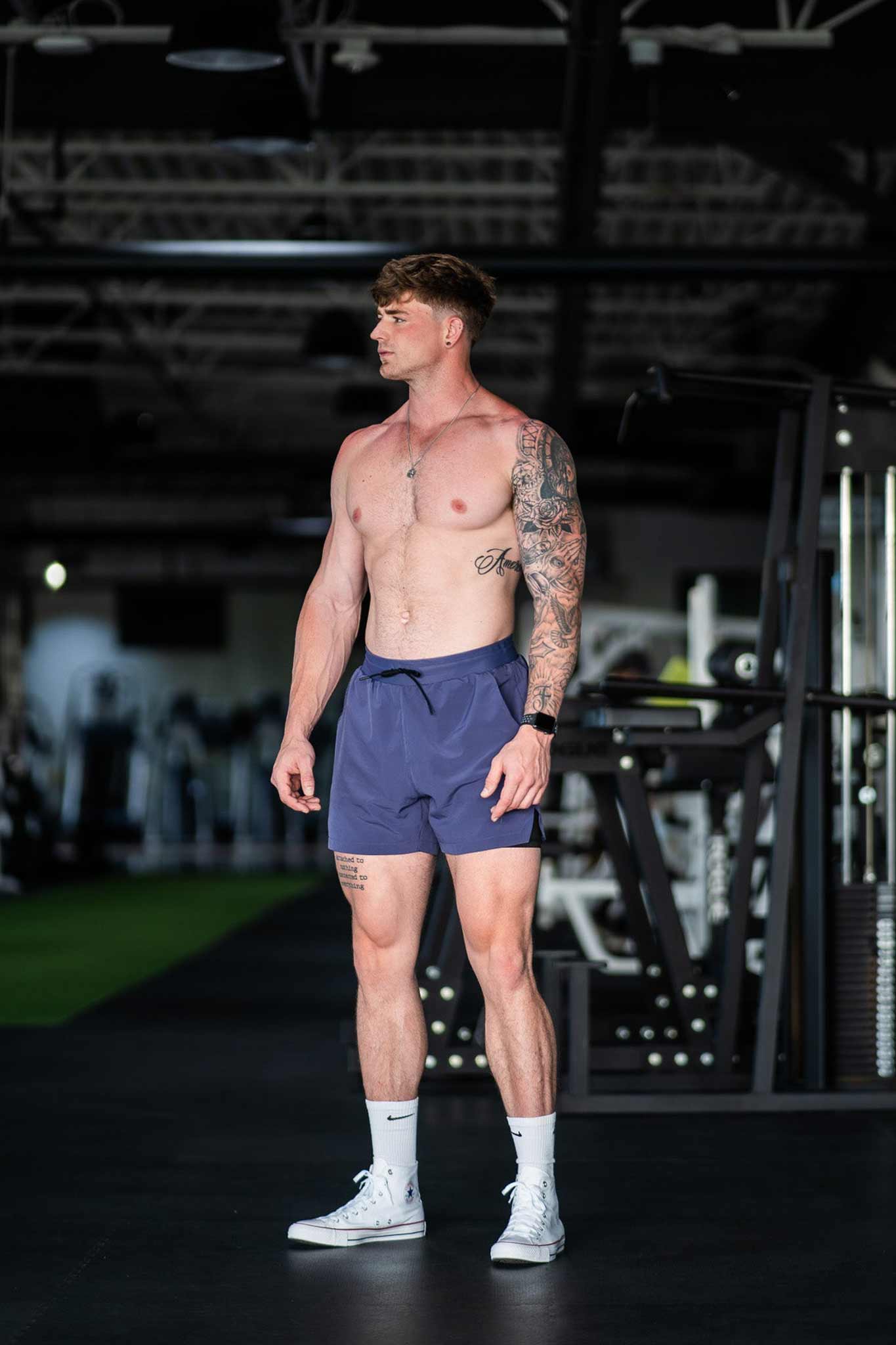 Tech Lined Performance Shorts 7" - Midnight/Black - VITAL APPAREL