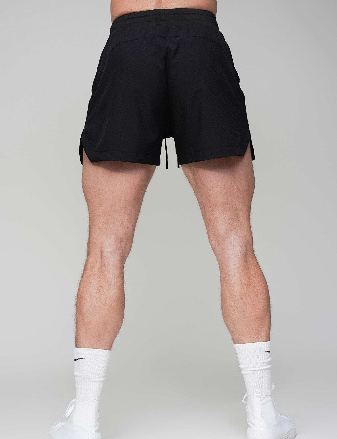Tech Performance Shorts 5.5" - Black (Linerless) - VITAL APPAREL