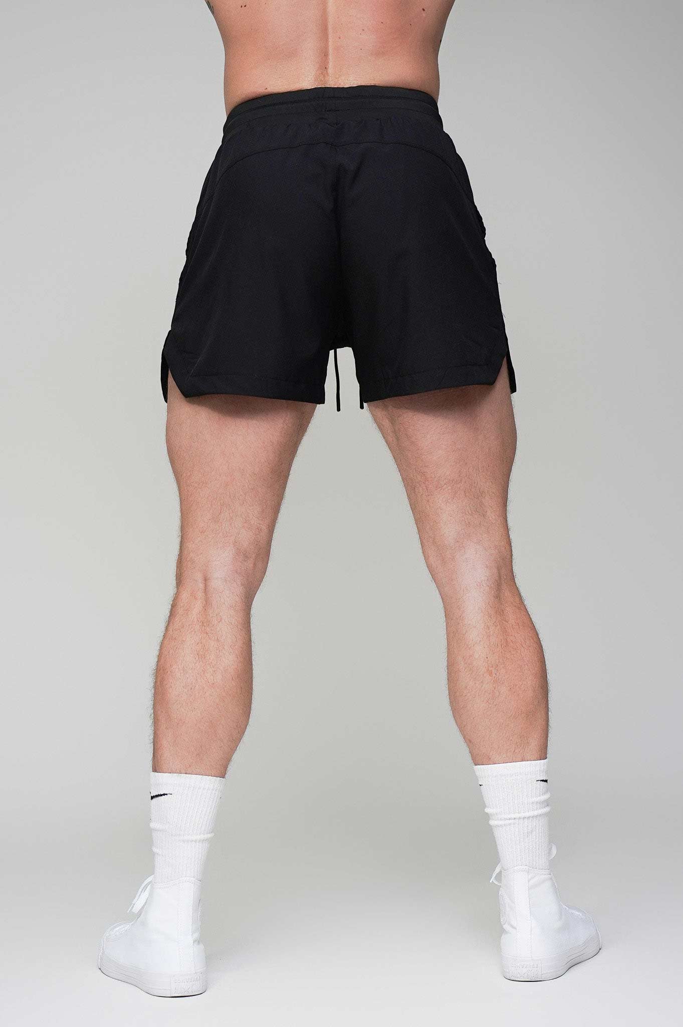 Tech Performance Shorts 5.5" - Black (Linerless) - VITAL APPAREL
