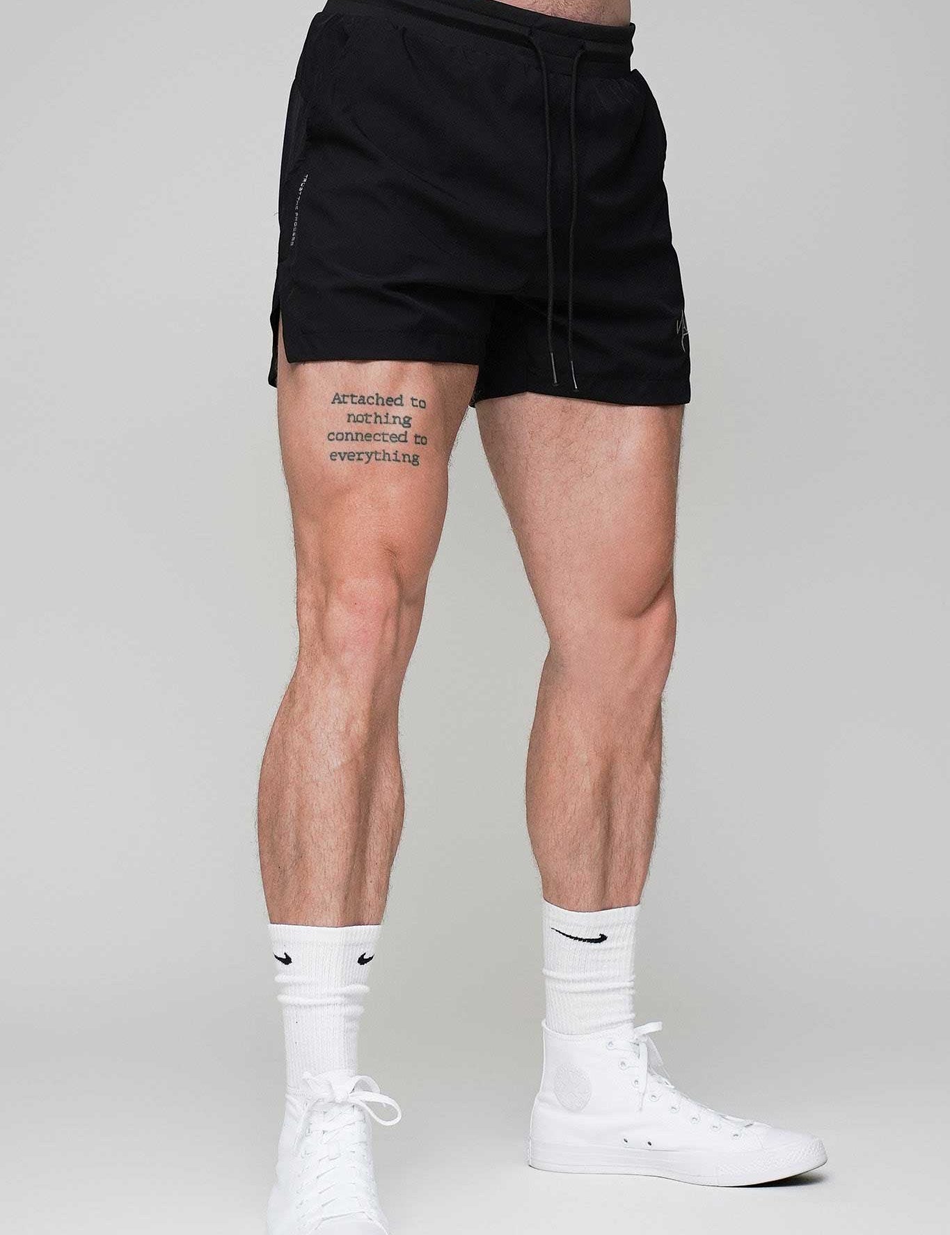 Tech Performance Shorts 5.5" - Black (Linerless) - VITAL APPAREL