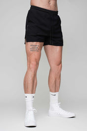 Tech Performance Shorts 5.5" - Black (Linerless) - VITAL APPAREL