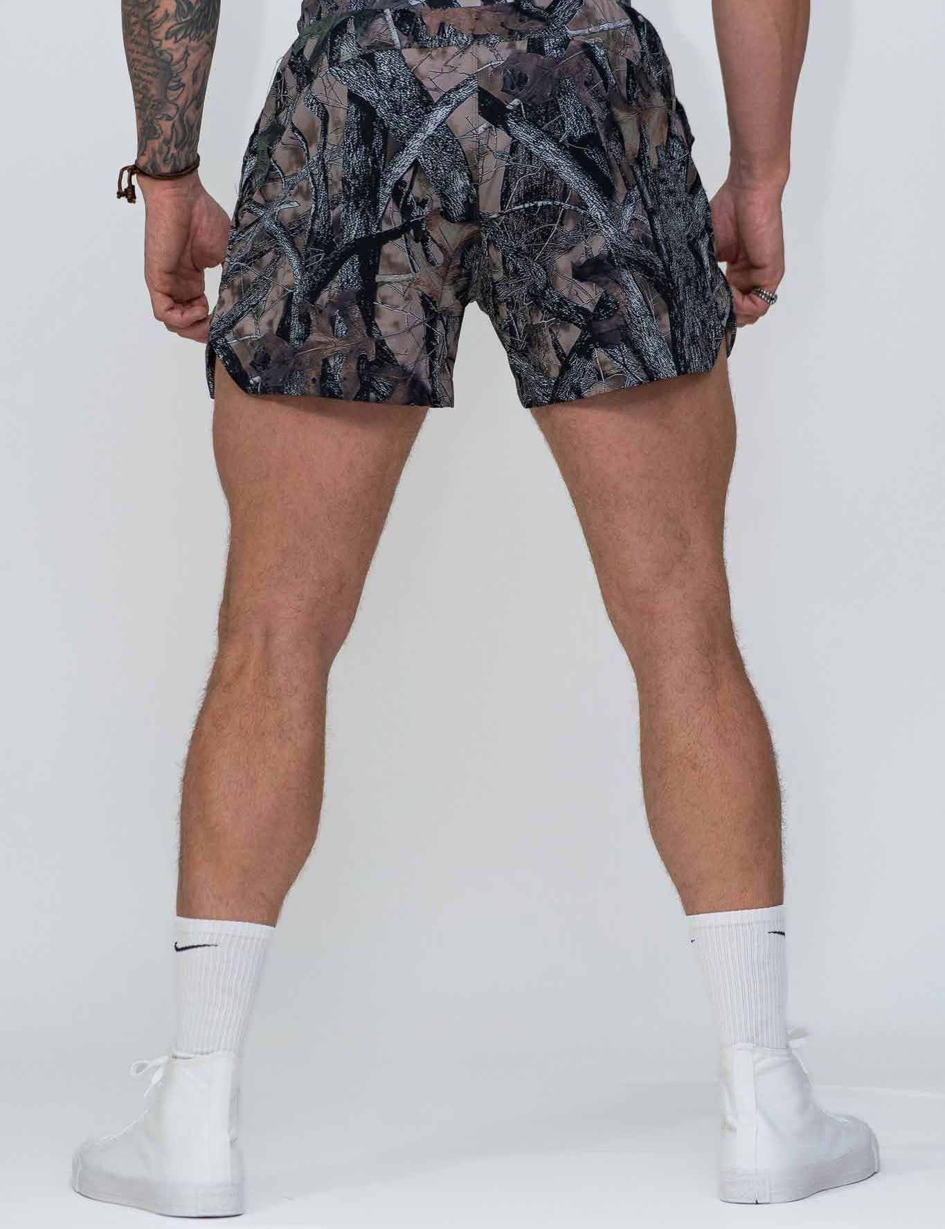 Tech Performance Shorts 5.5" - Woodland Camo (Linerless) - VITAL APPAREL