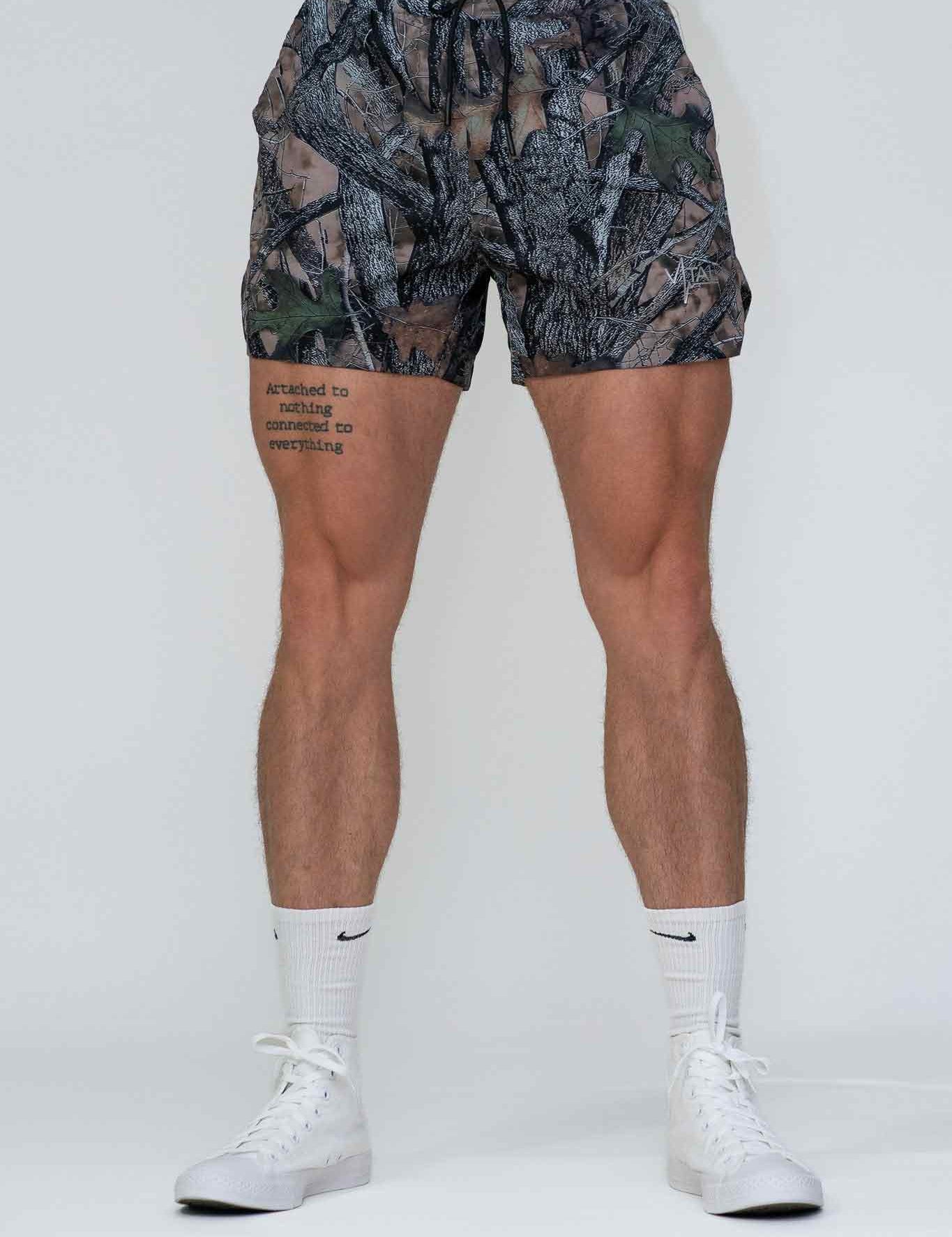 Tech Performance Shorts 5.5" - Woodland Camo (Linerless) - VITAL APPAREL