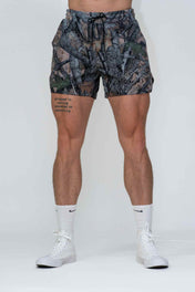 Tech Performance Shorts 5.5" - Woodland Camo (Linerless) - VITAL APPAREL