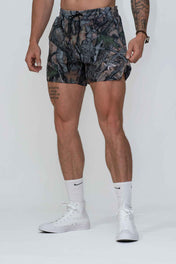 Tech Performance Shorts 5.5" - Woodland Camo (Linerless) - VITAL APPAREL