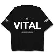 The Supreme Oversized HW Pump Cover - Sleeve T Black/White - VITAL APPAREL