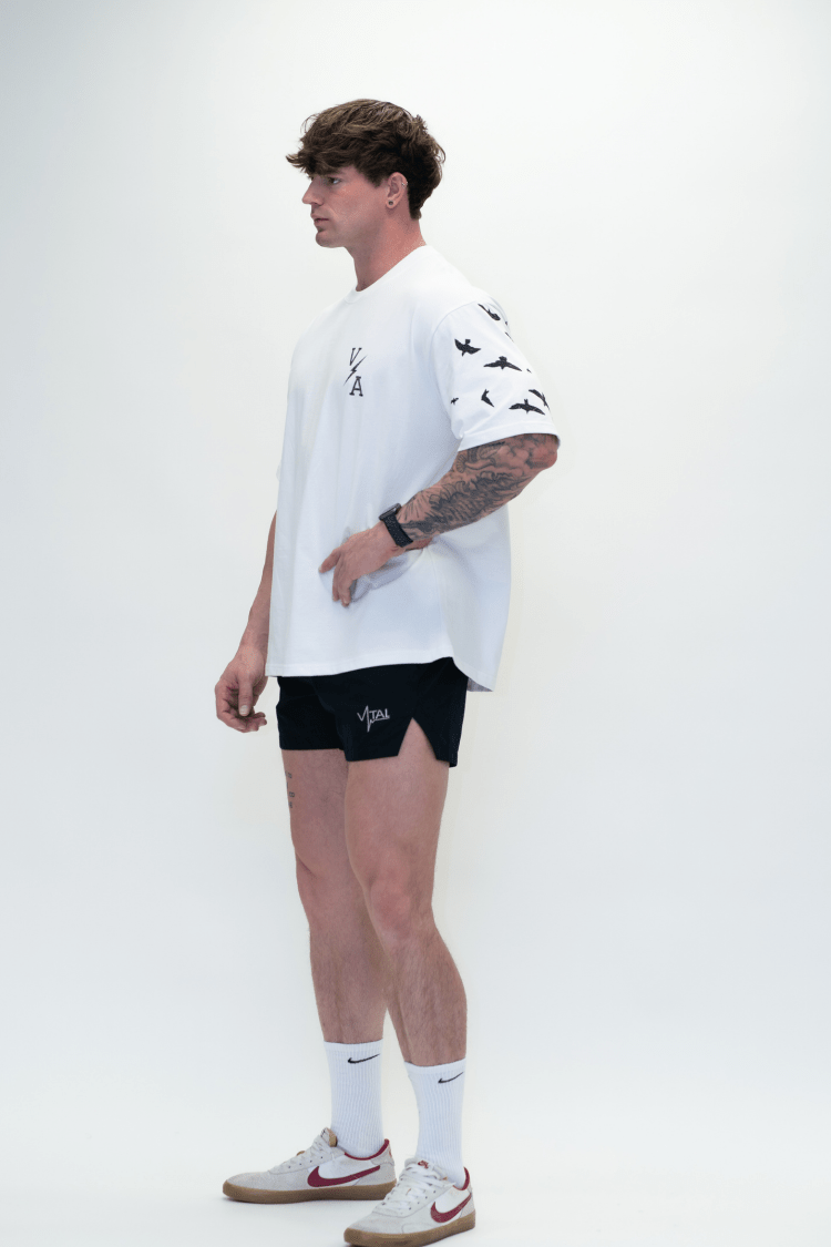 The Supreme Pump Cover - Comfort Zone Off - White/Black - VITAL APPAREL