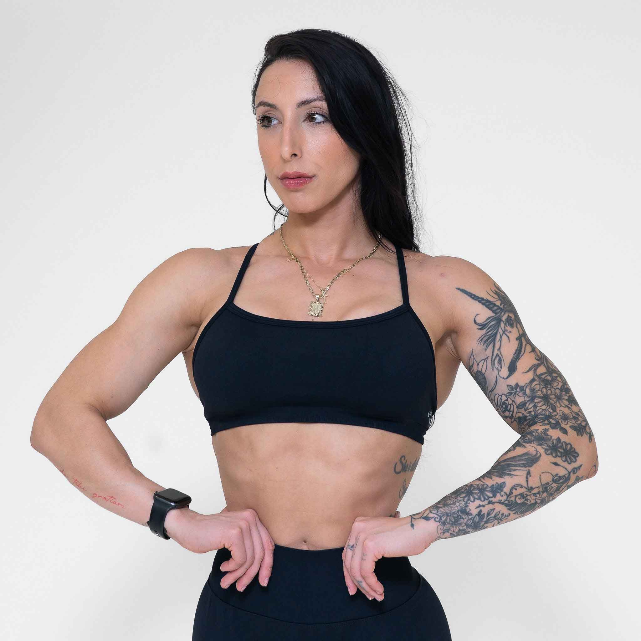 Virtue Adjustable Bra - Black - VITAL APPAREL
