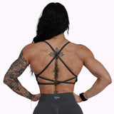 Seamless Infiniti Crop Bra - Dark Gray