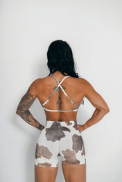 Virtue Adjustable Bra - Rustic Cow Print - VITAL APPAREL