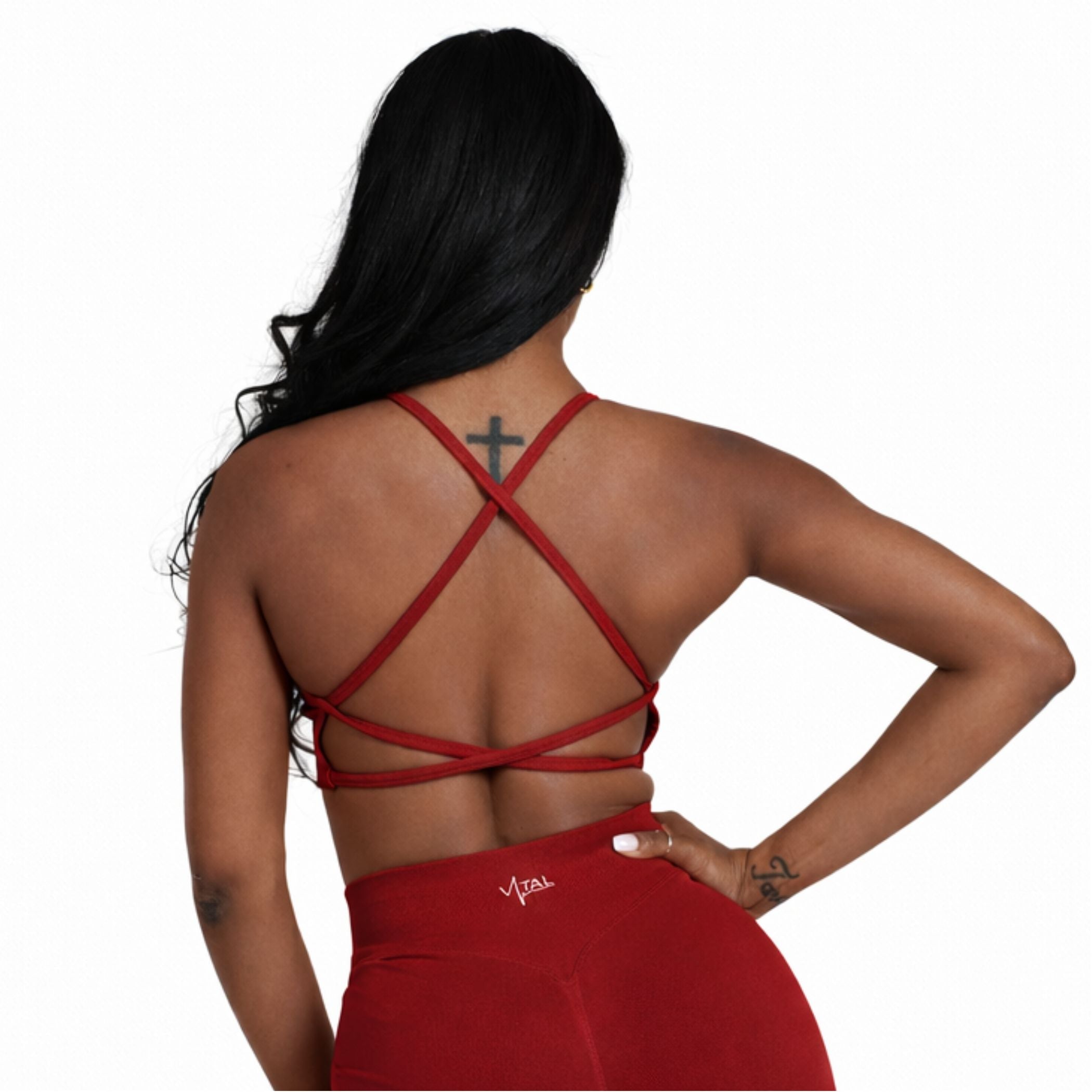 Virtue Adjustable Bra - Scarlet - VITAL APPAREL
