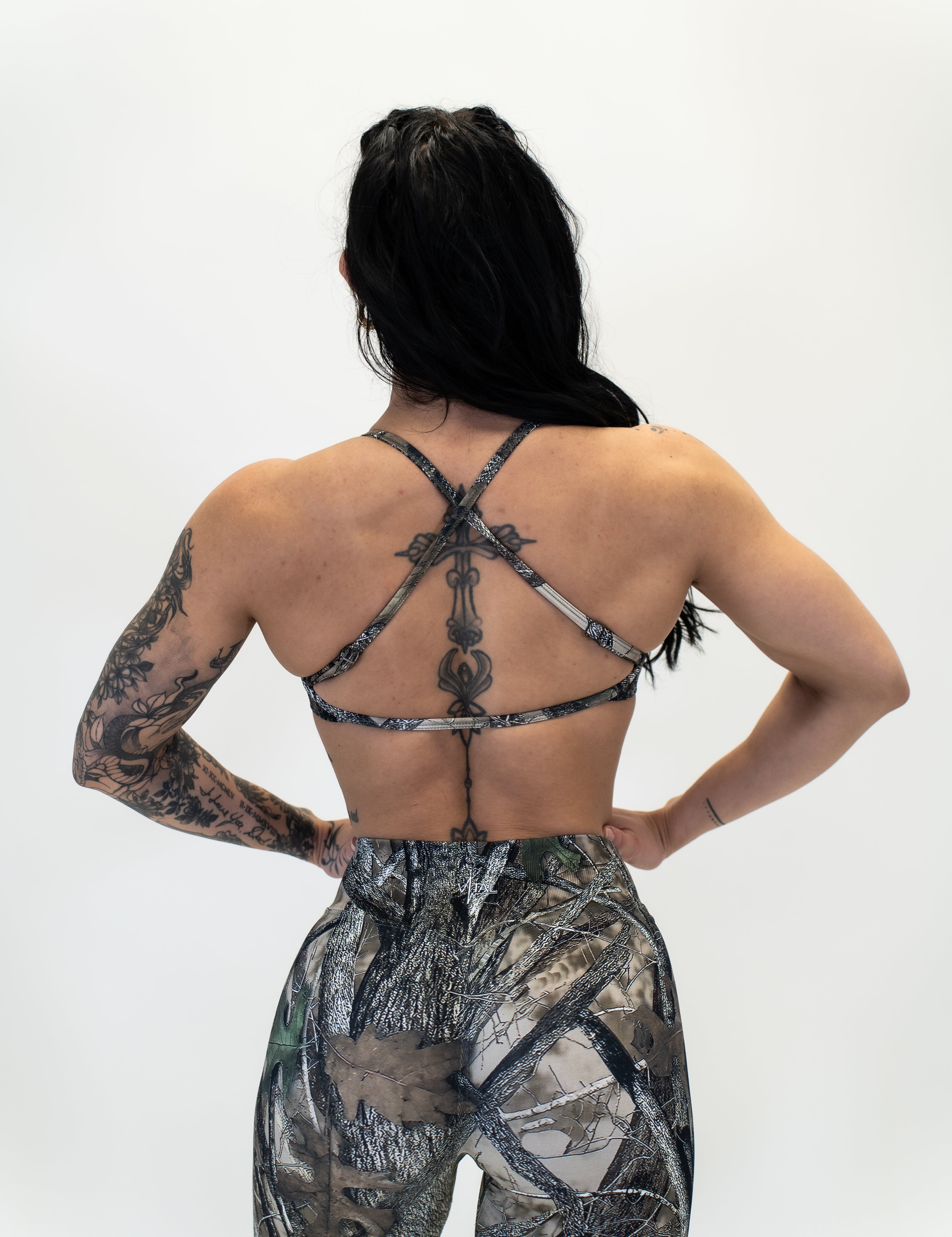 Virtue Adjustable Bra - Woodland Camo - VITAL APPAREL