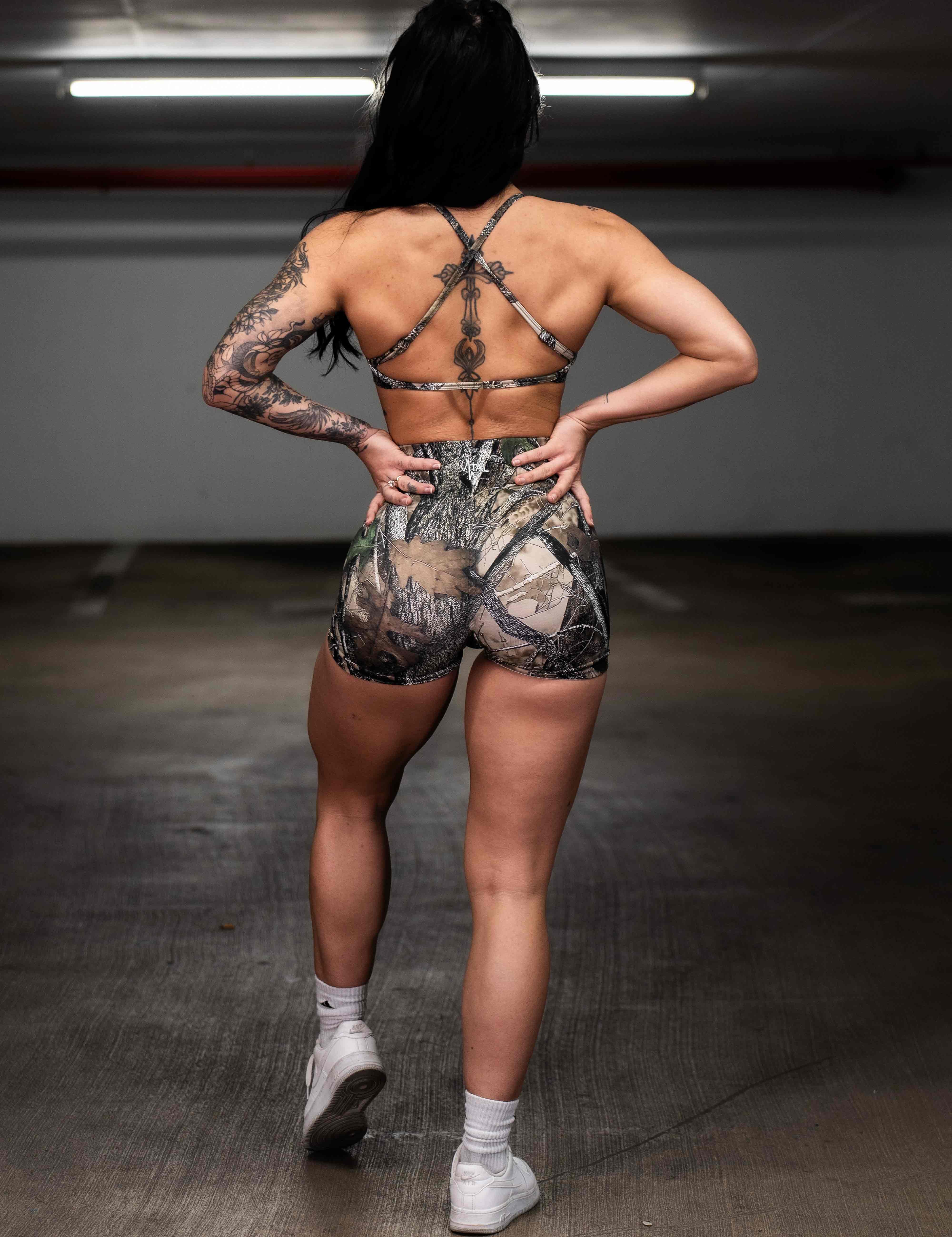 Virtue Adjustable Bra - Woodland Camo - VITAL APPAREL