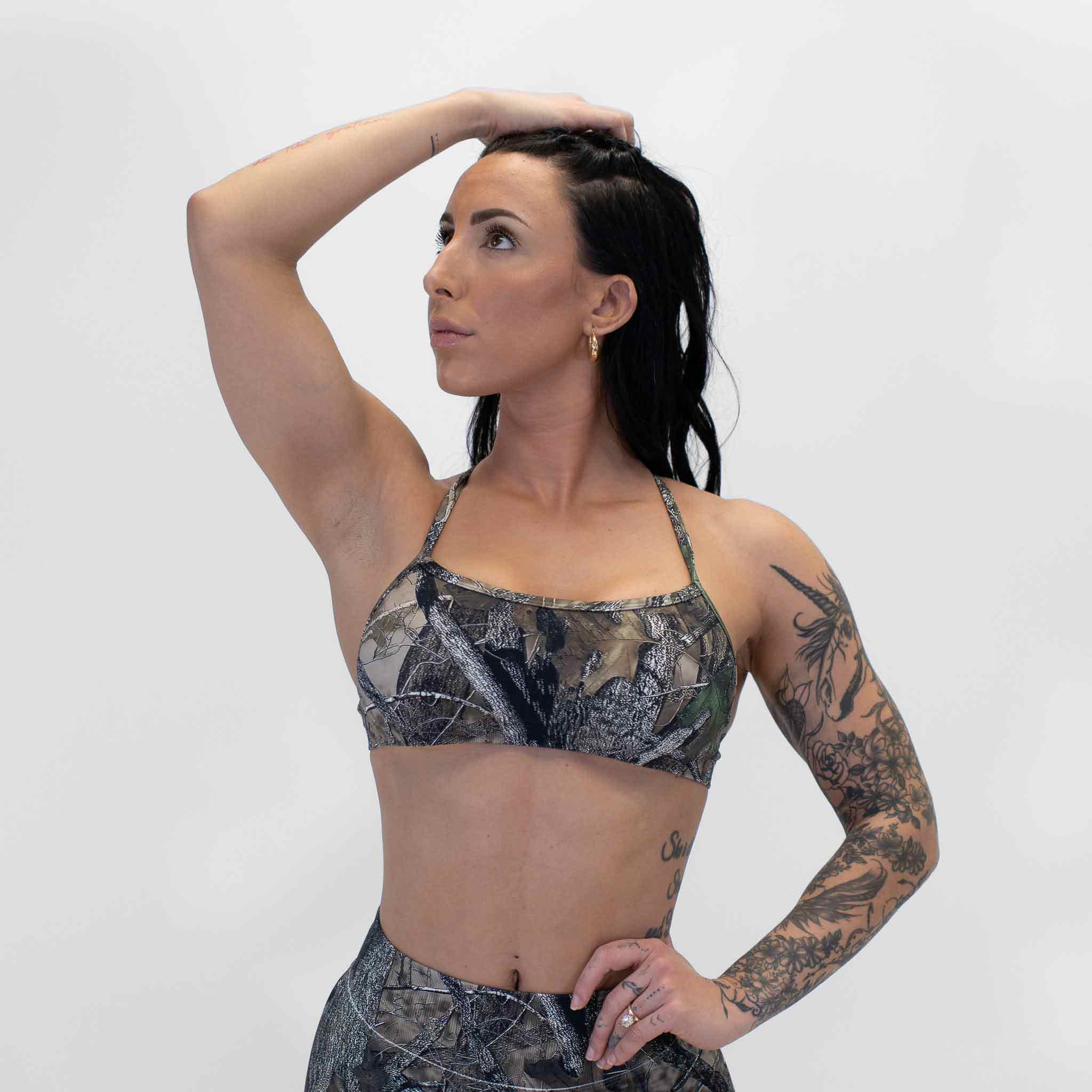 Virtue Adjustable Bra - Woodland Camo - VITAL APPAREL