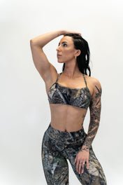 Virtue Adjustable Bra - Woodland Camo - VITAL APPAREL