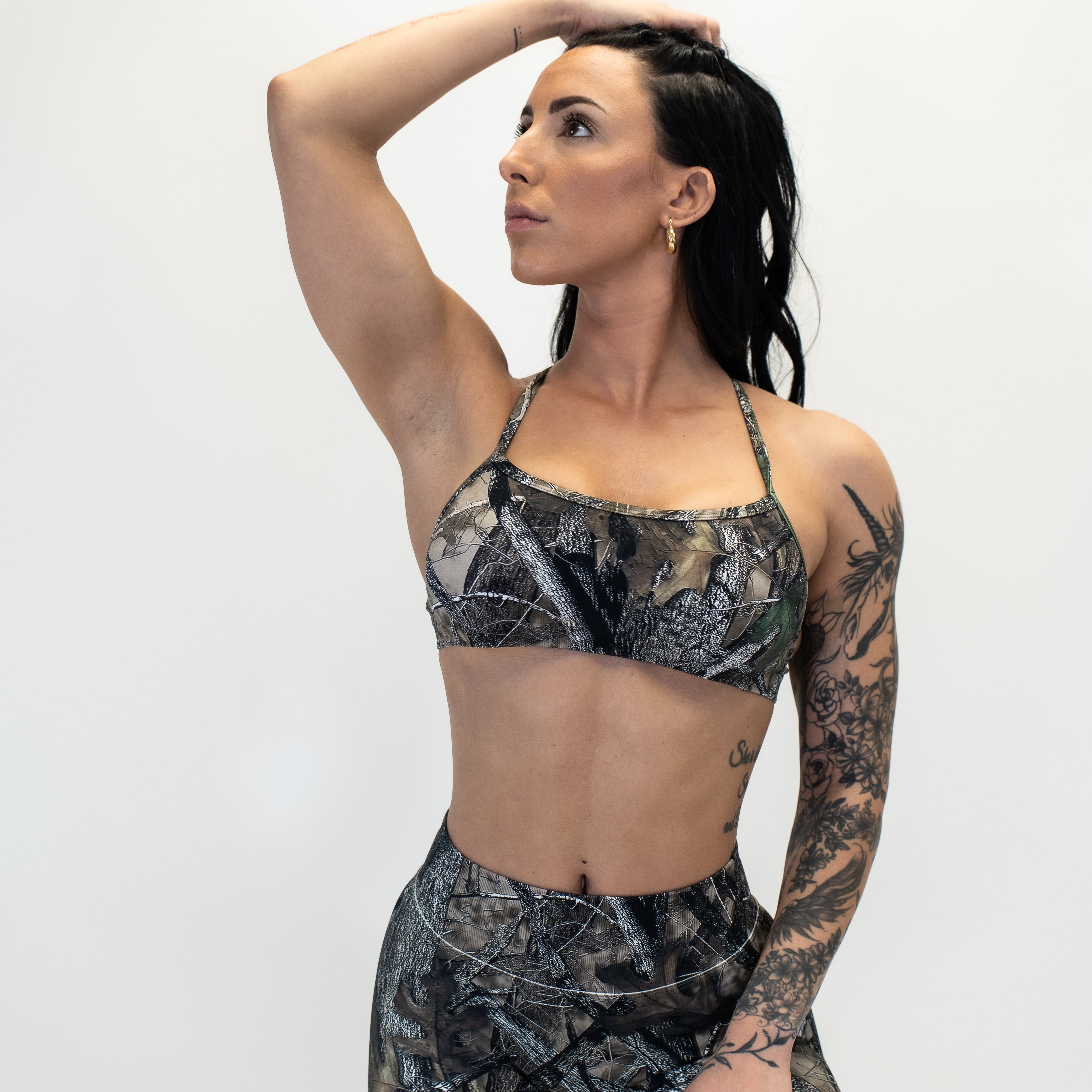 Virtue Adjustable Bra - Woodland Camo - VITAL APPAREL