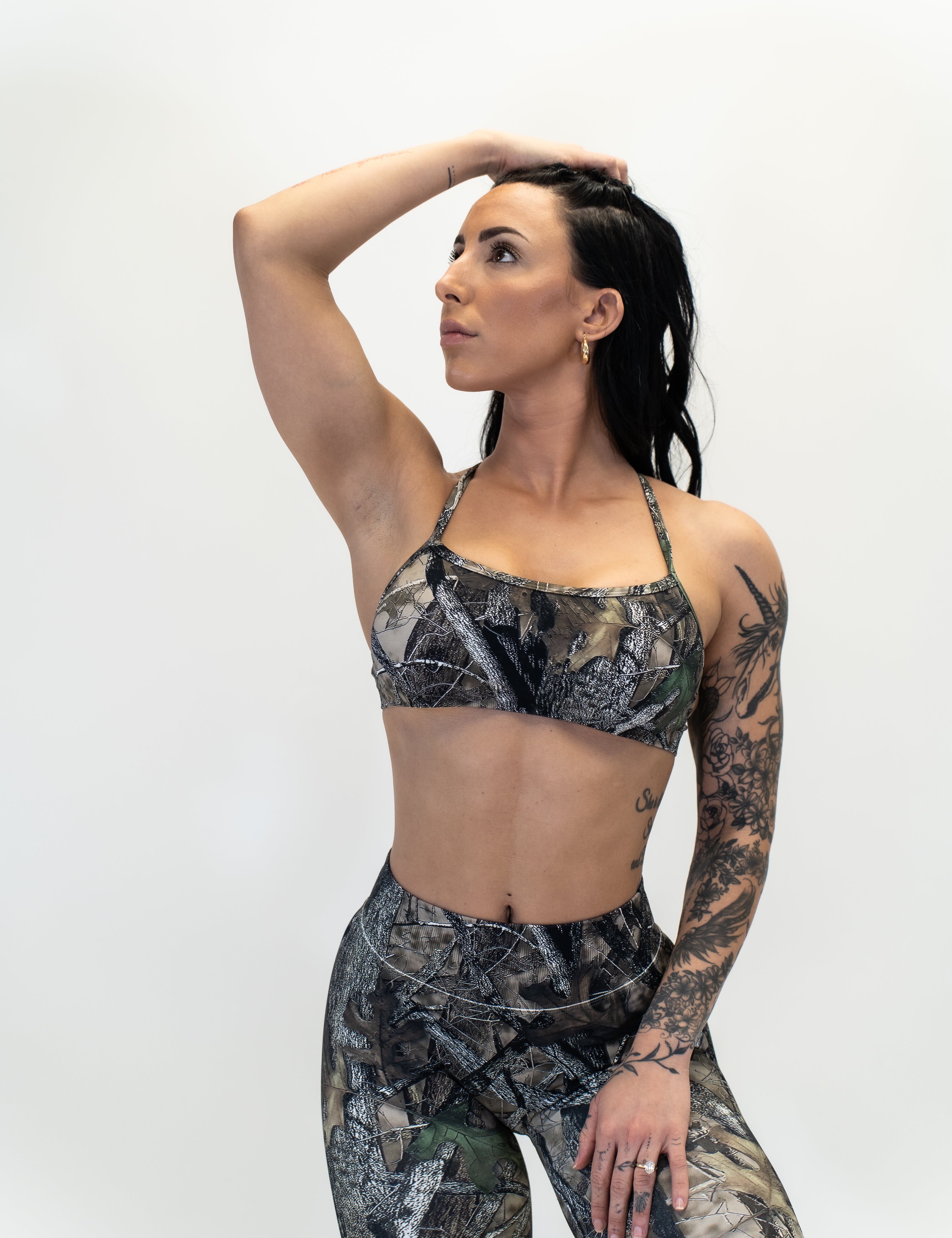 Virtue Adjustable Bra - Woodland Camo - VITAL APPAREL