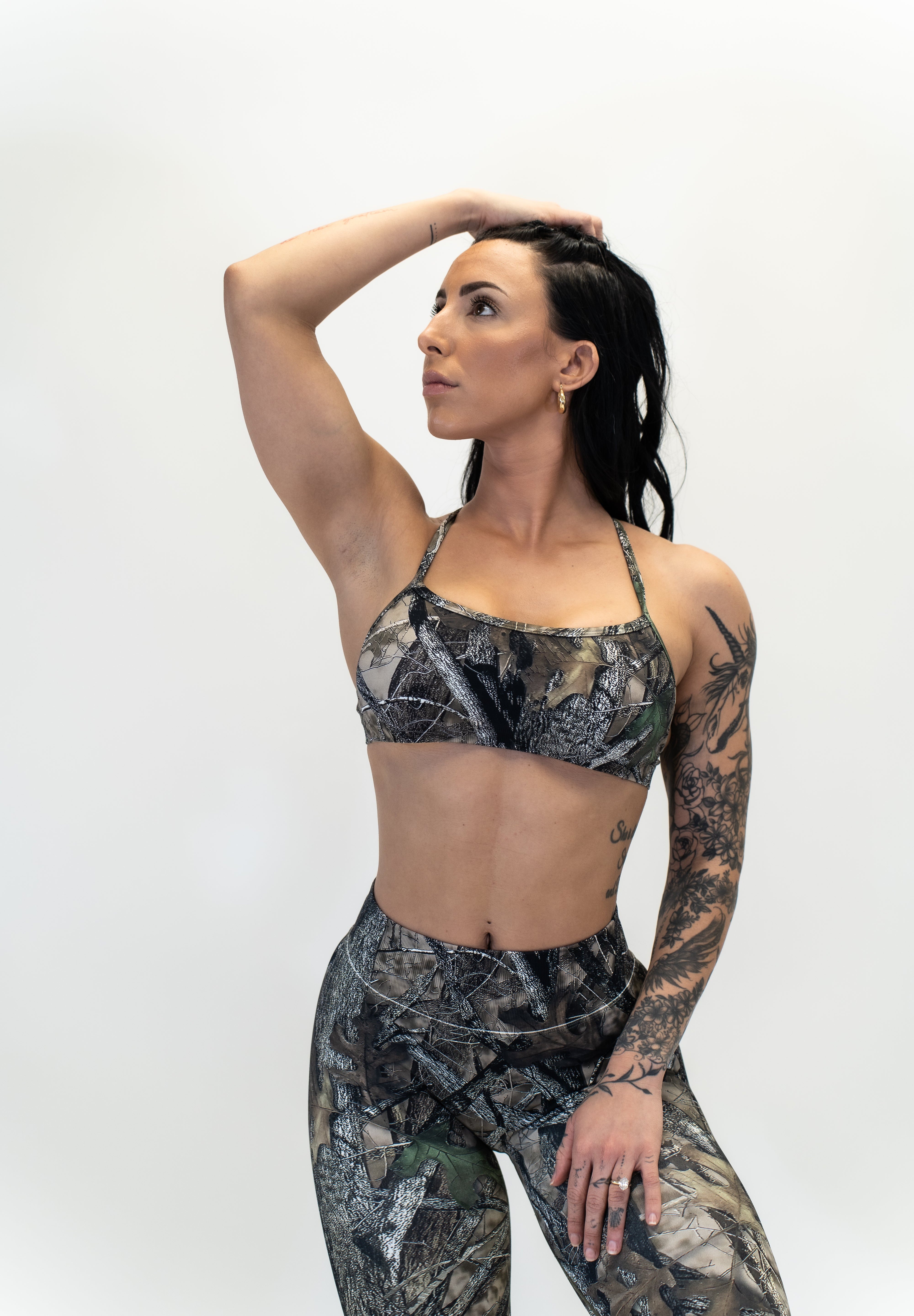 Virtue Adjustable Bra - Woodland Camo - VITAL APPAREL