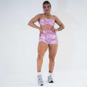 Virtue Adjustable Bra - Woodland Camo Pink - VITAL APPAREL