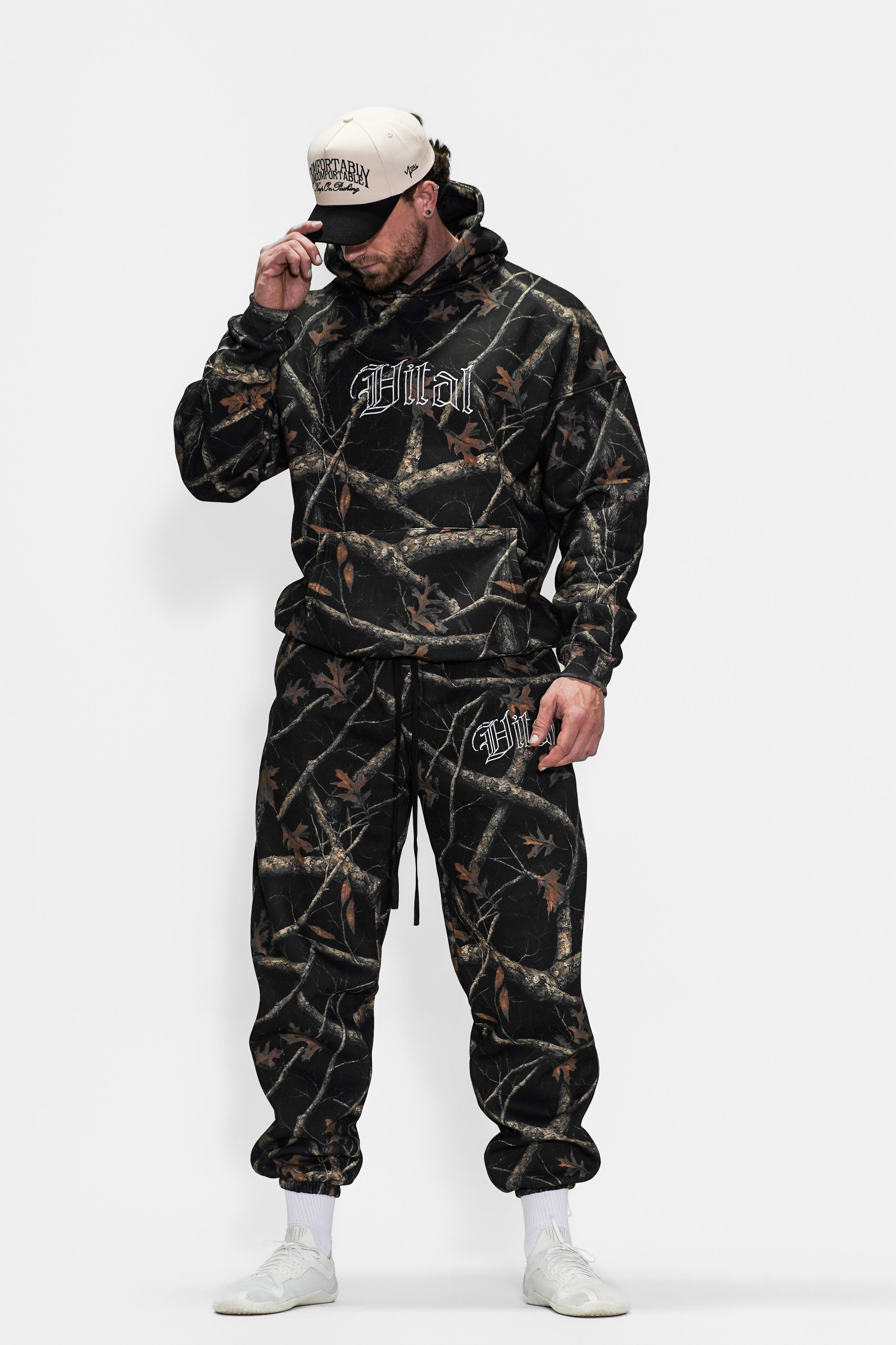 Relentless Oversized Heavyweight Hoodie - Training Dept Black Camo