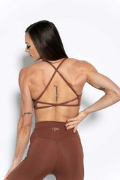 Resilient Power Bra - Indigo, Army Green, Chestnut, Pumpkin Spice, Rosewood, Ash.