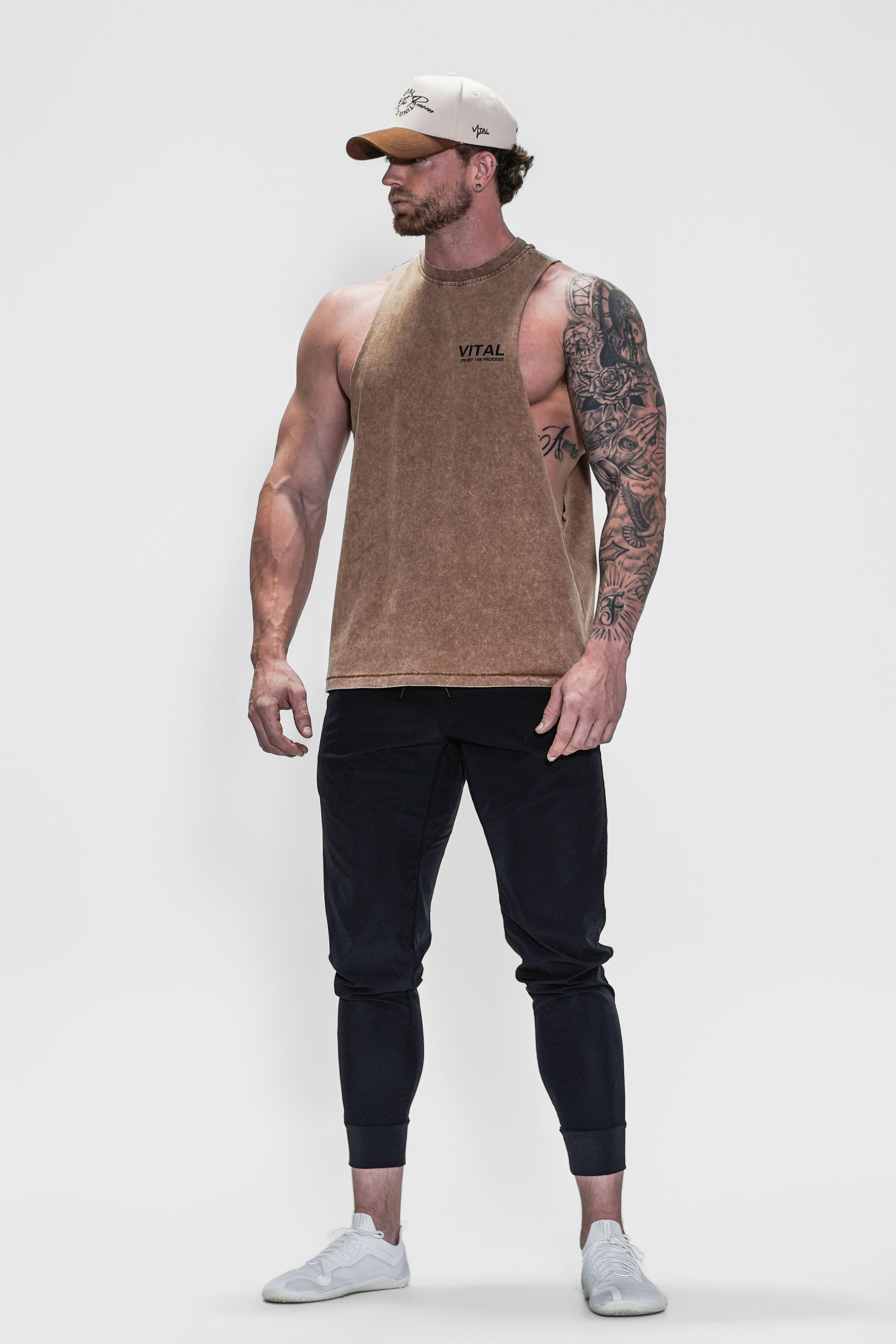 Cut Off Tank - Mocha Acid