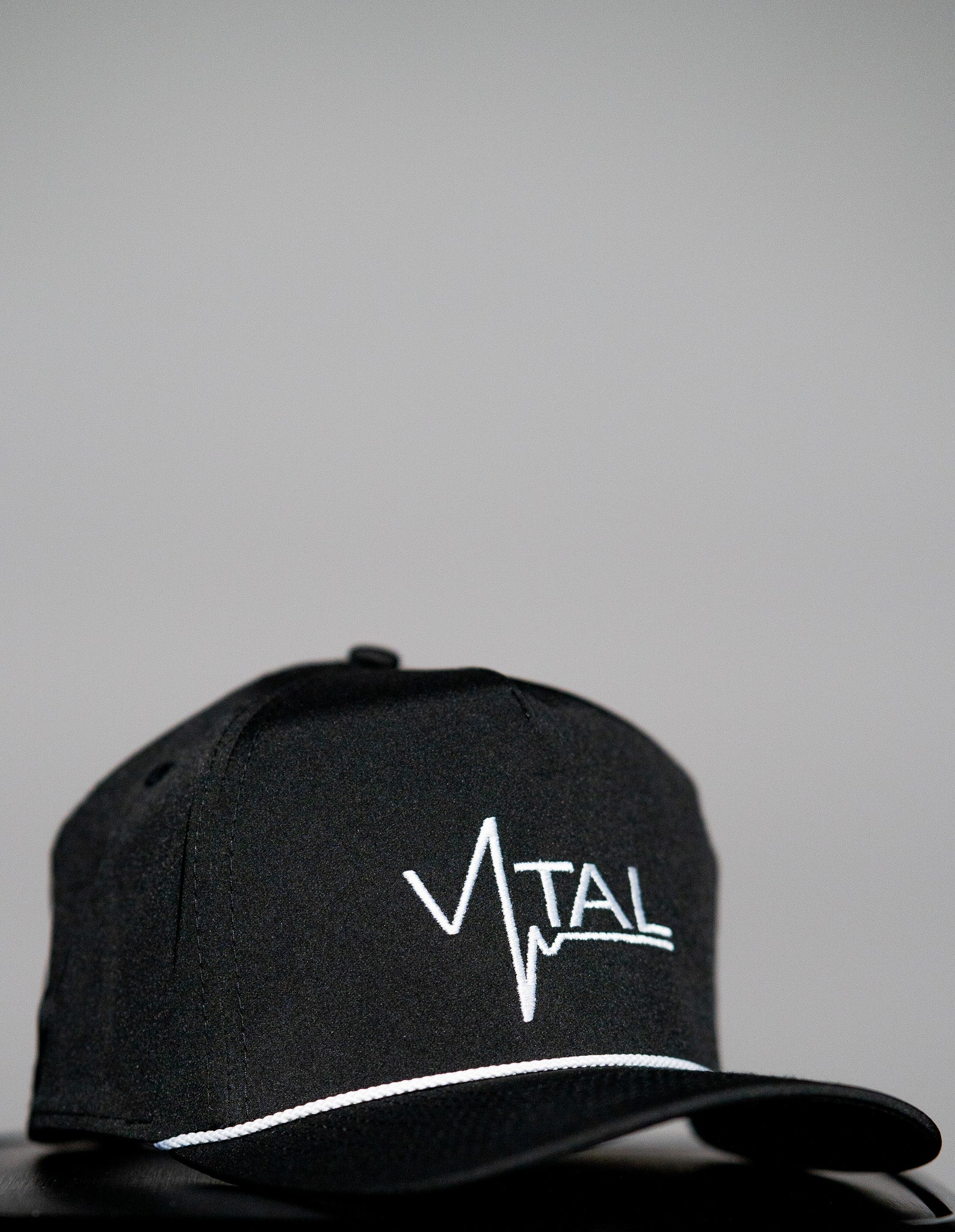 A Frame Snapback Hat - Black - VITAL APPAREL