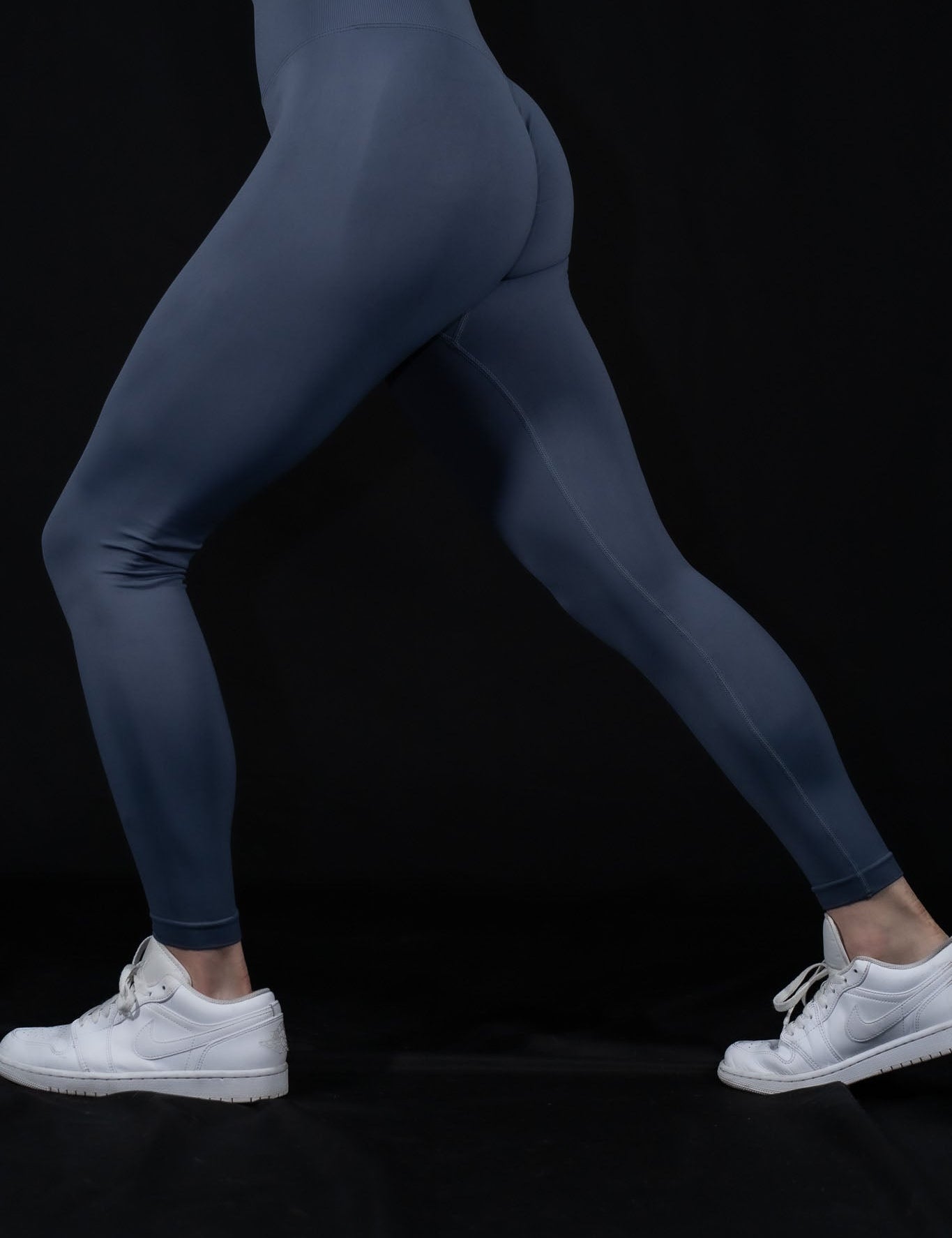 Premium Leggings for Women - Steel blue