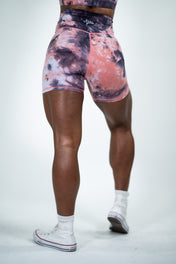 Plush V2 Biker Shorts 6" Black Marble, Galaxy Marble, Serpentine Marble - VITAL APPAREL