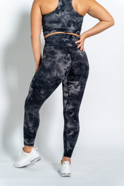 Plush V2 Leggings - Black Marble, Ocean Marble, Wine Marble. - VITAL APPAREL