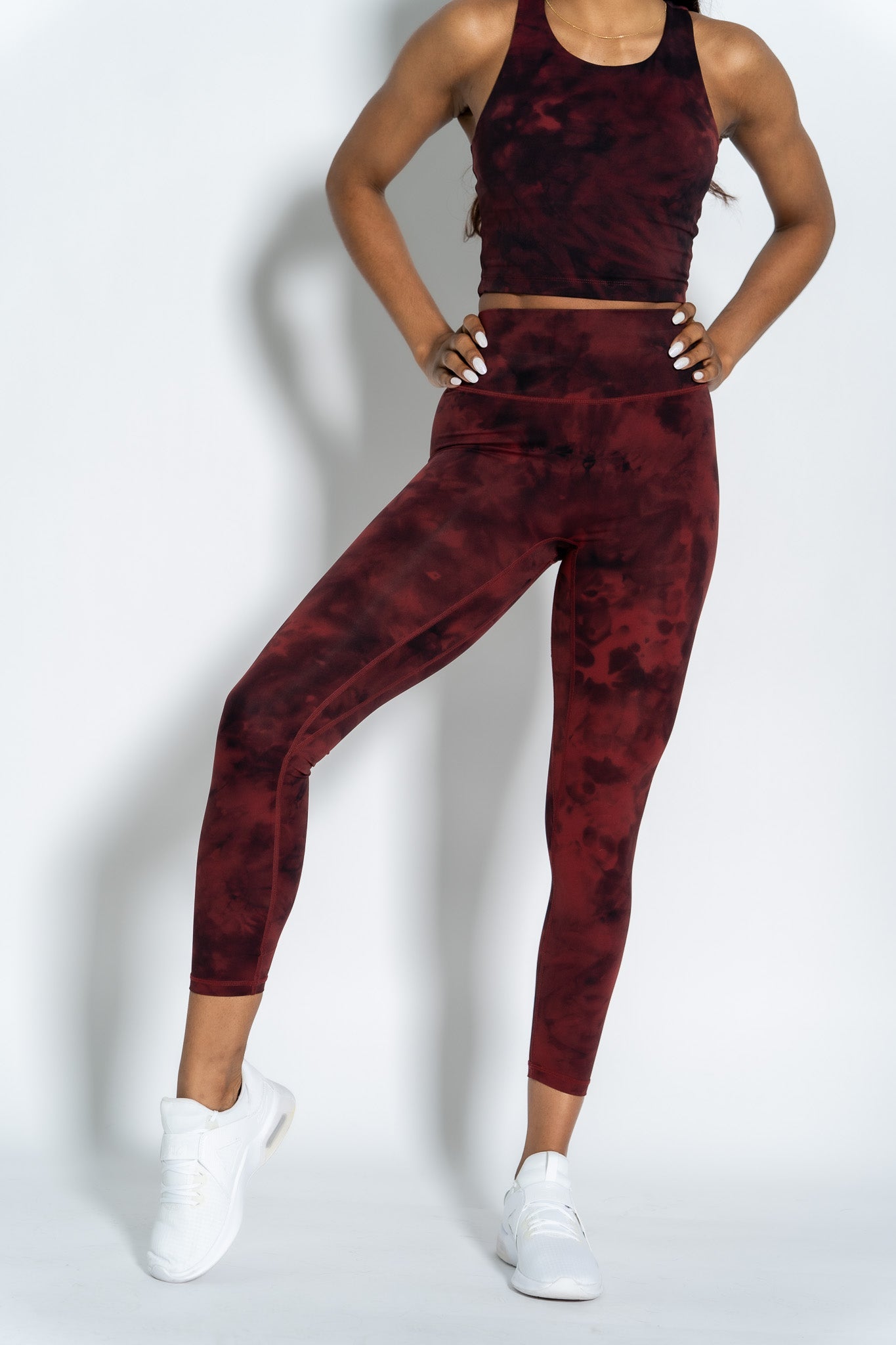 LTS ACTIVE Tall Black Marble Print Stretch High Waisted Gym
