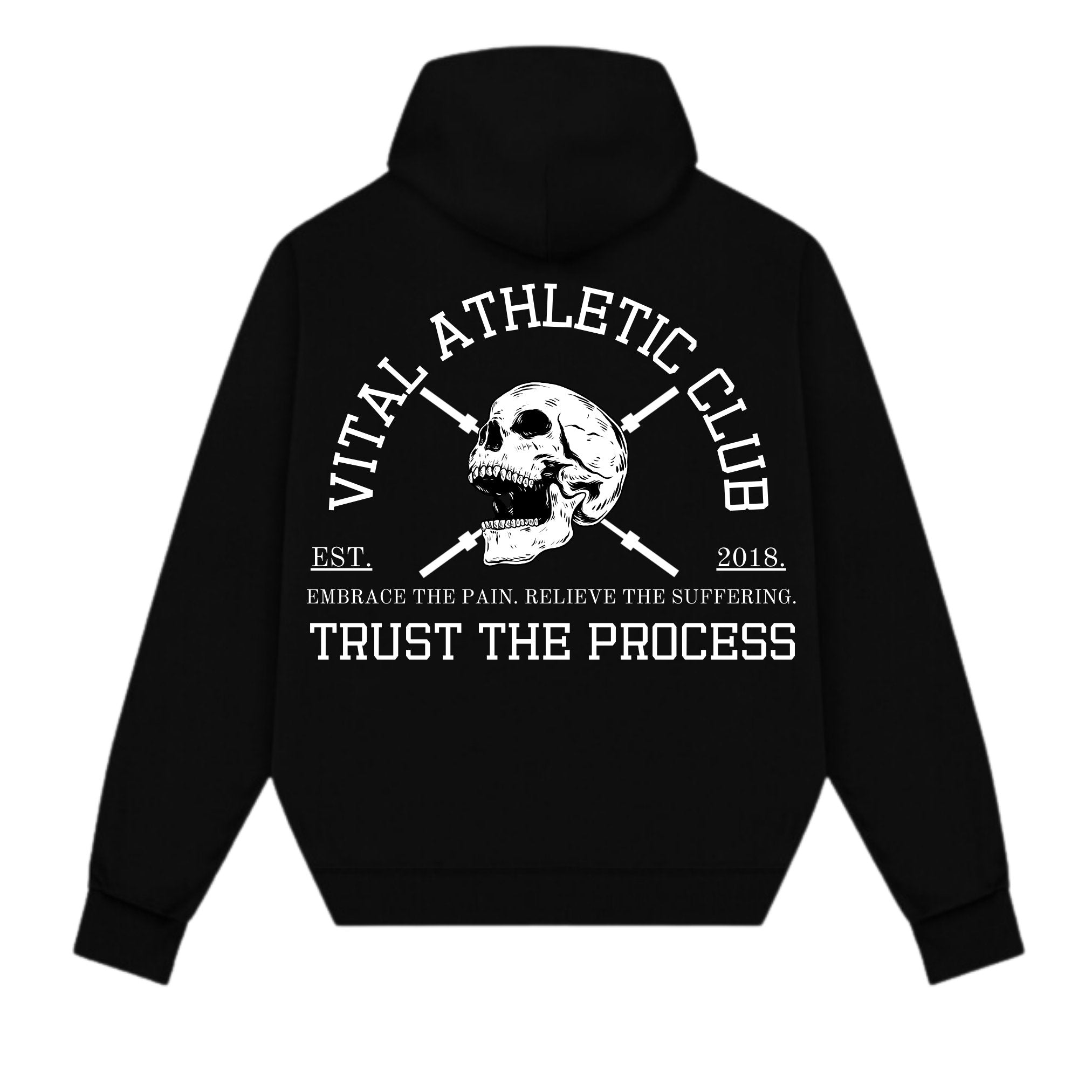 PRE-ORDER Relentless Oversized Heavyweight Hoodie - Embrace The Pain - VITAL APPAREL