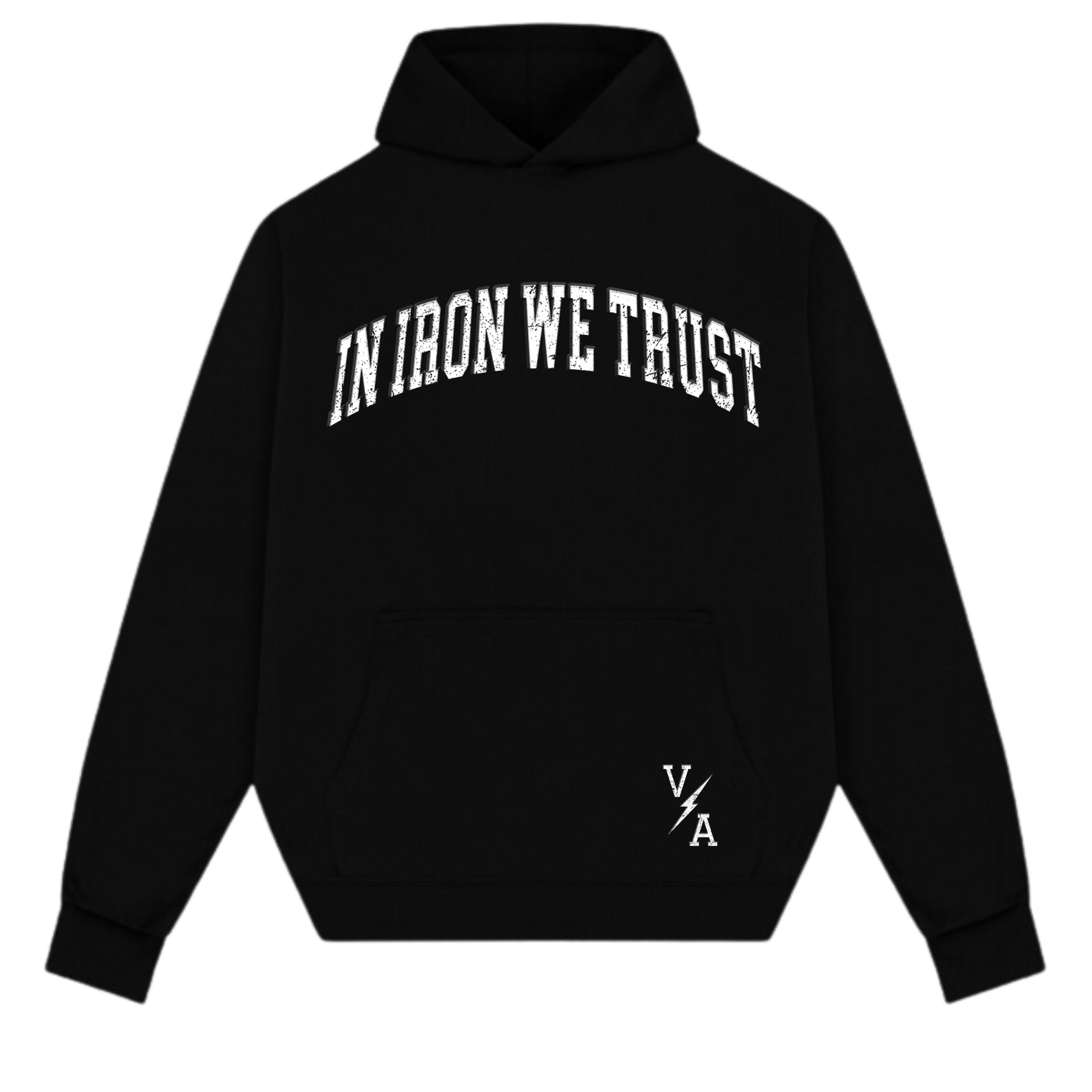 PRE-ORDER Relentless Oversized Heavyweight Hoodie - IIWT Black - VITAL APPAREL